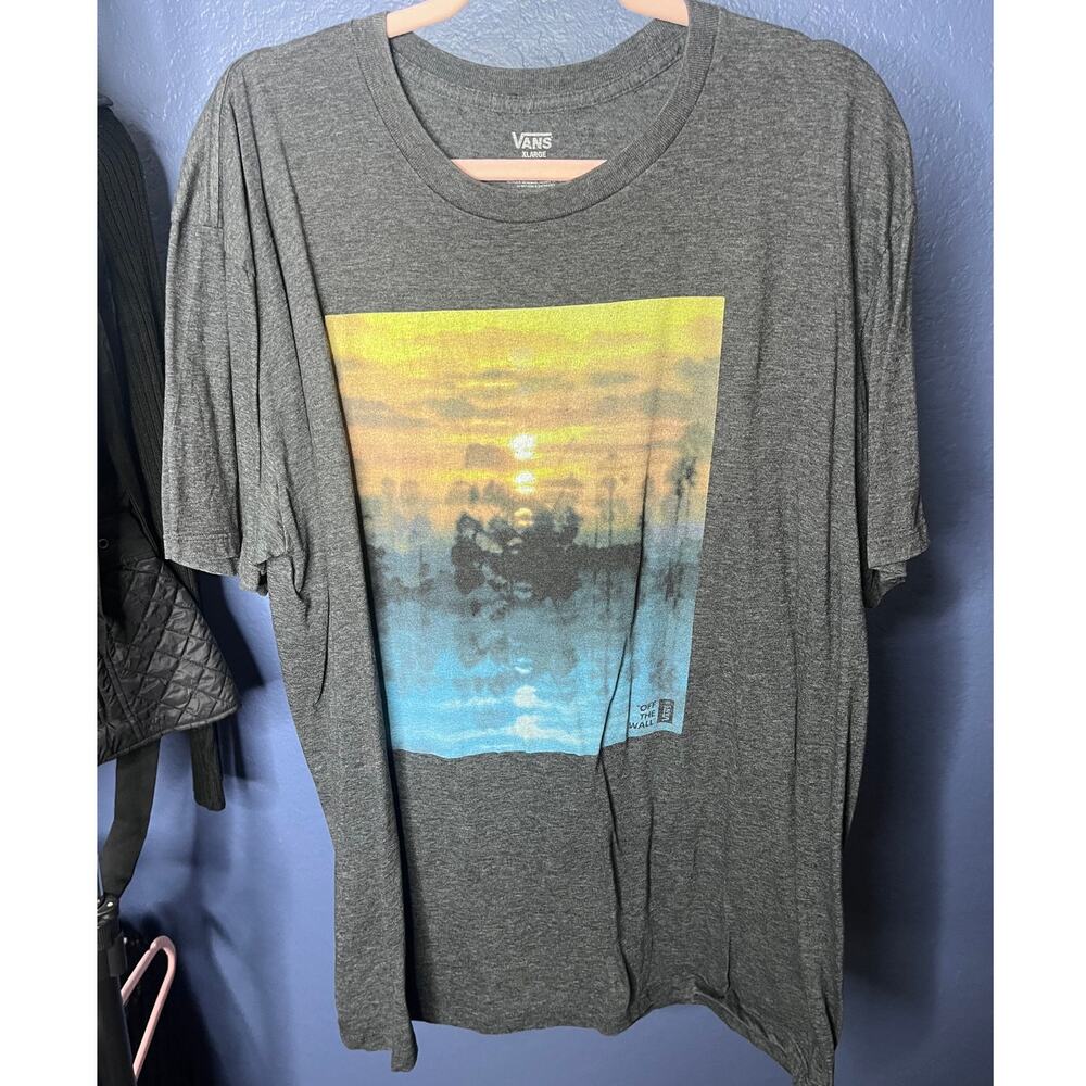 Vans Graphic T-Shirt Sunset Photo Tee XL